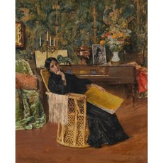 In the Studio 아트포스터 감성선물 체이스, 그림만(매트지), 42x51.72