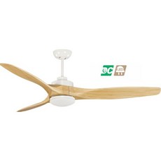 （修一）穩帝士吊扇42吋 原木黑 實木系列 吊扇燈 DC吊扇 LED 16/22W 遙控台灣製造, 原木白,黃光