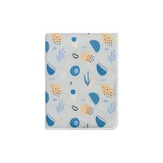 享居DOTDOT 幼兒童防蟎防水保潔睡墊(繽紛灰) 約0.7 1cm 物理防蟎 透氣防水 高透氣 台灣製, 1個, 60x120cm