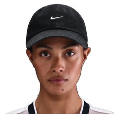 NIKE U NK CLUB CAP U CB DENIM 運動帽, HF0383010(黑),S, 黑