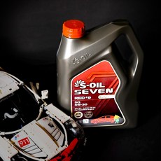 에스오일 세븐레드 9 가솔린 100% 합성 엔진오일 5W30 4L 4리터, 1개, 세븐레드 #9 5w30_4L