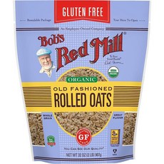 밥스 레드 밀 글루텐 프리 자연유래 전통 귀리 플레이크 907g, 1개