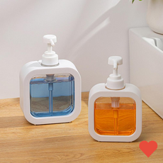 욕실 정리 핸드워시 디스펜서 다용도 세제 공병 펌프 통, 핑크