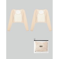 닥스 골프 여성 [25SS] DNMU5E901I111 베이지 냉감 메쉬 볼레로 베이스레이어 SET 2780702