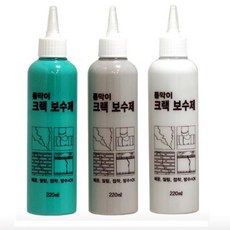 D_지바텍 틈막이 크랙 보수제 220ml 매꿈 씰링 접착 방수 균열 틈막이, 1개
