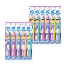키즈세이프 어린이칫솔 스텝 3단계, 랜덤 발송, 1개입, 11개