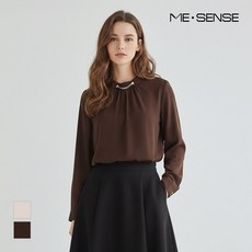 미센스 미센스 체인장식 블라우스_MB3ZBLM184C