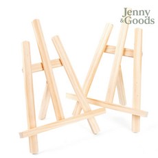 제니앤굿즈 원목 나무이젤 26x40cm 공예용 미술전시용 10개