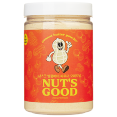 너츠굿 무설탕 땅콩가루 식단관리 저지방 땅콩버터 파우더 저칼로리 피넛버터 분말, 1개, 200g