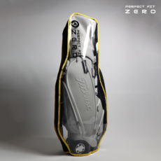 미호골프 퍼팩트핏 제로 국내산 골프백 투명 항공커버, 불포함, 레드