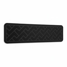 내구성 계단 트레드 미끄럼 방지 백킹 매트 소음 감소 카펫 홈 장식, 1개, 5. Black