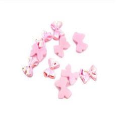 도도마켓 네일포인트파츠 네일리본파츠 10P, 화이트