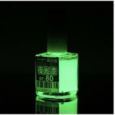 高亮度 夜光漆 超長效 持久 浮標 竿尾 日用品, 1個
