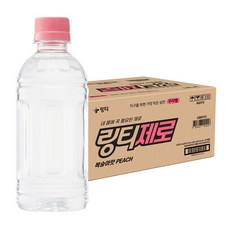 링티제로 무라벨 복숭아맛, 340ml, 20개