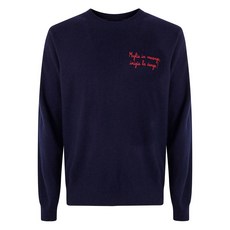 MC2세인트바스 자수 울 스웨터