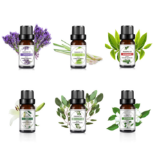 숙면아로마오일 스트레스 오일테라피 유칼립투스 로즈마리 레몬그라스 자스민 라벤더오일, 릴리, 10ml, 1개