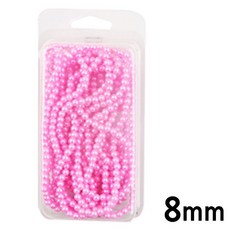 분홍 8mm 3000 단색 구슬 칼라 진주+동아상사Shop, 빠른배송