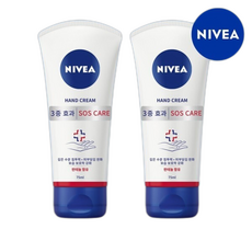 니베아 SOS 케어 핸드 튜브, 75ml, 2개