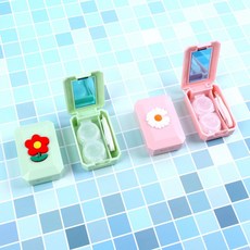 베니앙 실리콘 플라워 노리개 치발기 + 보관케이스, 그린, 1세트