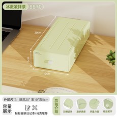 化妝品收納盒家用桌面梳妝檯護膚品口紅置物架整理盒抽屜式收納, 1個, 如图