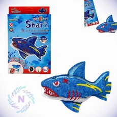 리버썸 컬러룬 볼클레이 상어 파티풍선 동물풍선