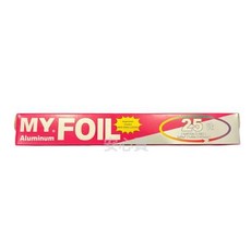 滿意牌 MY FOIL 鋁箔紙25尺 錫箔紙 烤肉烘培 廚房料理用, 1個, 25尺