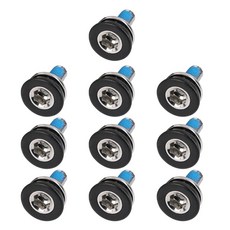 10Pcs 바이크 8인치 크랭크 스크류 8mm 고정 스크류 바이크 하단 브래킷 액슬 볼트 8인치 나사산 내부 육각 나사 세트, 10개, 그림과 같이