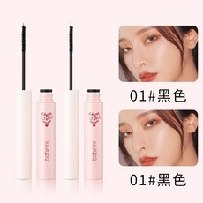 bobeini 靈眸纖長睫毛膏 自然捲翹 根根分明, 1個, 黑色+黑色