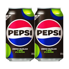 펩시 슈거 제로 콜라 라임향 355ml무배 코카콜라 뚱캔 캔음료, 355ml, 6개