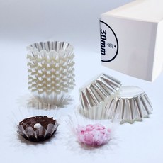 일회용 코팅 반찬컵 원형 30mm(투명) 500장, 투명, 1개