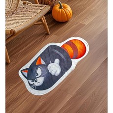 Enthusiast 레이싱 스타일 경주용 자동차 러그 인조 캐시미어 남아 방 거실 침실 장식 미끄럼 방지 자동차 모양 러그(57.9 x 30cm(22.8 x 11.8인, 고양이