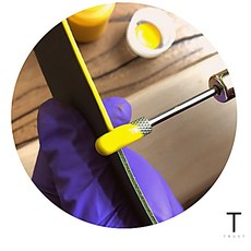 가죽 공예 공구 가죽 공예 부자재 엣지코트 약칠기 기리메도구