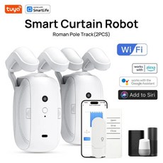 Tuya WIFI 스마트 커튼 드라이버 로봇 Roman I U 트랙 지원 음성 제어 Alexa Google 홈