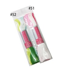 【佰昇國際 Baisheng】十字繡線 刺繡線 繡線 (日本原裝進口), 1個, #51, #51