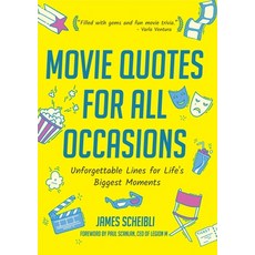 (영문도서) Movie Quotes for All Occasions: Unforgettable Lines for Life's Biggest Moments (Funny Gift fo... Paperback, Mango, English, 9781633536630