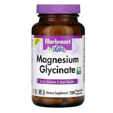 블루보넷 마그네슘 글리시네이트 400mg 베지터블 캡슐, 120정, 1개