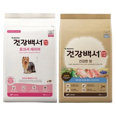 뉴트리나 건강백서 강아지사료 요크셔테리어2kg+장2kg, 1개, 2kg