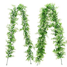[가격준수]큰손할인 유칼립투스 넝쿨 웨딩소품 인테리어 가랜드 장식 조화 인테리어조화 유칼립투스넝쿨 조화인테리어 인조식물 넝쿨조화 조화식물 벽인테리어 식물인테리어 웨딩소품 촬영소품, 연두, 연두, 1개