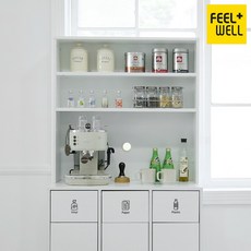 ST9660 필웰 무노 다용도 상부 수납장 800 주방선반장, 화이트