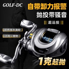 漁人百寶閣 犀瓦力DC騷音水滴輪 雙剎車防炸線 泛用遠投微物打黑 新手百元魚線輪, 1個, 鈦銀經典版【泛用杯】遠投大物大江大河,右手搖輪【右手型】拋投帶騷音