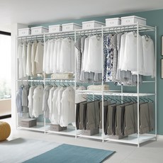 휴센 옷걸이를 두배로 드레스룸 시스템행거 옷장, 두배로 3000