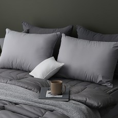 tacca tacca Sleep on可水洗枕頭, 灰色, 2個