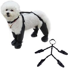 웨더펫 강아지 신발 장화 방수 미끄럼방지 사계절용, 1개