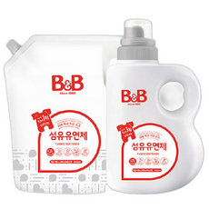 신생아 아기 유연제 베르가못 용기+리필, 1개, 1.5L