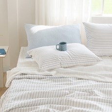 마일드 인견 시어서커 2겹여름이불/세트/풀세트 (블루그레이), 옵션선택