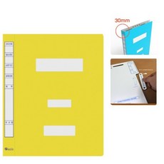 오피츄 PP대용량정부파일 A4 문서정리, 10개, 노랑