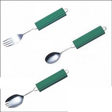 【海夫健康生活館】日本舒適握柄 可變形餐具, 1個, 叉湯匙