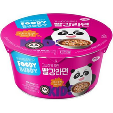 푸디버디 빨강라면 컵 84g 12개