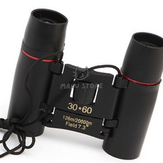 [칠마누] 소형망원경 미니망원경 휴대용망원경 30x60 고성능 쌍안경