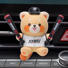 KBO 최강레시2 차량용 방향제 야구 굿즈 KT위즈, 상세설명 참조, 없음